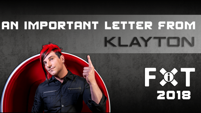 An Important Letter From Klayton